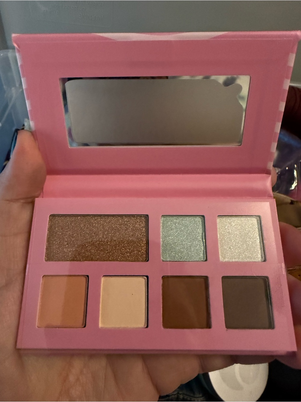 RealHer Pink Eyeshadow Palette with Brown, Peach & Shimmer Shades